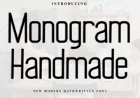 Monogram Handmade Font - Featured Image