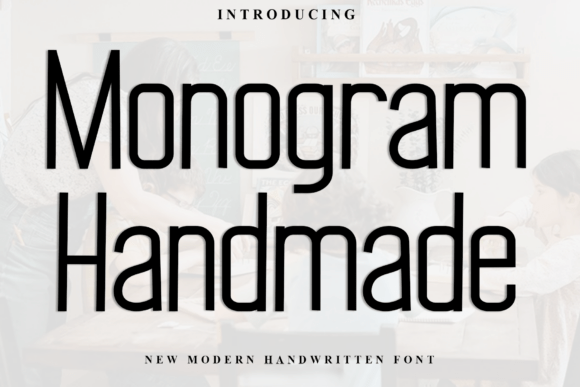 Monogram Handmade Font - Featured Image