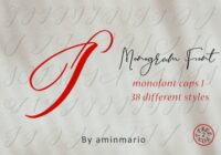 Monogram I - Monofont Caps I Font - Featured Image
