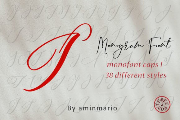 Monogram I - Monofont Caps I Font - Featured Image