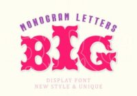 Monogram Letters Font - Featured Image