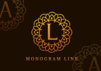 Monogram Line Font - Featured Image