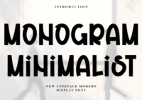 Monogram Minimalist Font - Featured Image