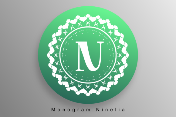 Monogram Ninelia Font - Featured Image
