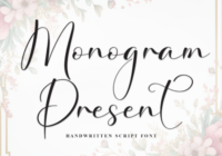 Monogram Present Font - Featured Image