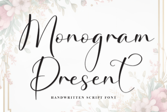 Monogram Present Font - Featured Image