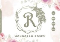 Monogram Roses Font - Featured Image