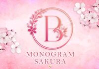 Monogram Sakura Font - Featured Image