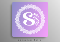 Monogram Spiral Font - Featured Image