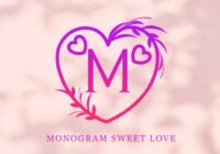 Monogram Sweet Love Font - Featured Image