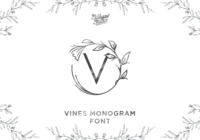 Monogram Vine Letter Font - Featured Image