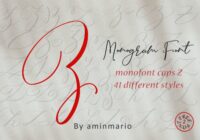 Monogram Z | Monofont Caps Z Font - Featured Image
