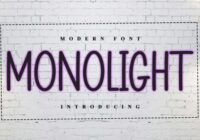 Monolight Font - Featured Image