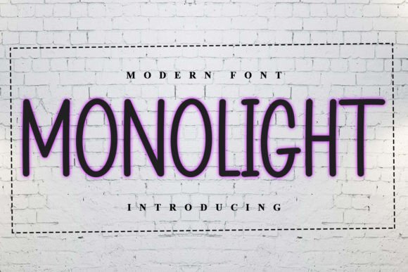 Monolight Font - Featured Image