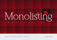 Monolisting Font - Featured Image