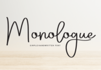 Monologue Font - Featured Image