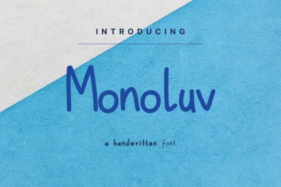 Monoluv Font - Featured Image