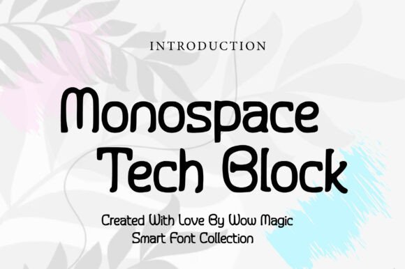 Monospace Tech Block Font - Featured Image