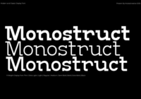 Monostruct Font - Featured Image