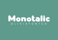 Monotalic Font - Featured Image