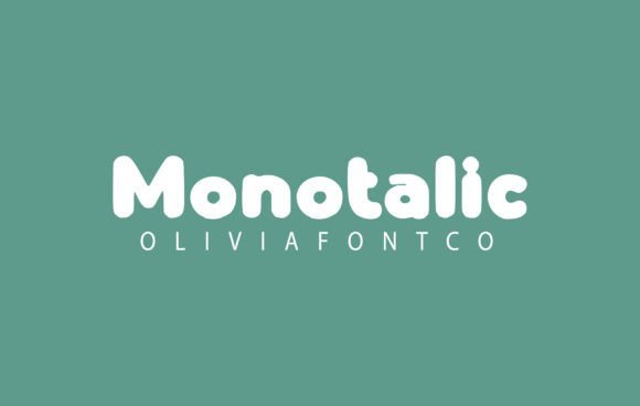 Monotalic Font - Featured Image