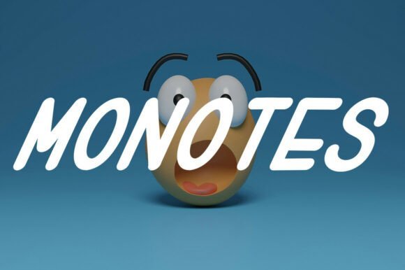 Monotes Font - Featured Image