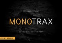 Monotrax Font - Featured Image