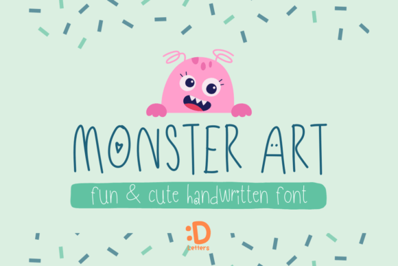 Monster Art Font - Featured Image