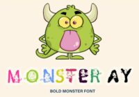 Monster Ay Font - Featured Image