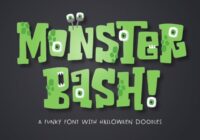 Monster Bash Font - Featured Image