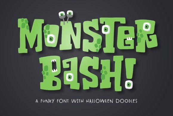 Monster Bash Font - Featured Image