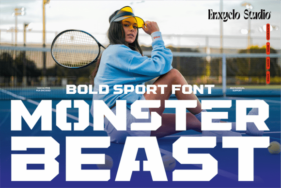 Monster Beast Font - Featured Image
