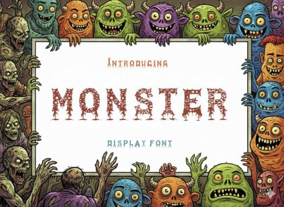 Monster Bold Font - Featured Image