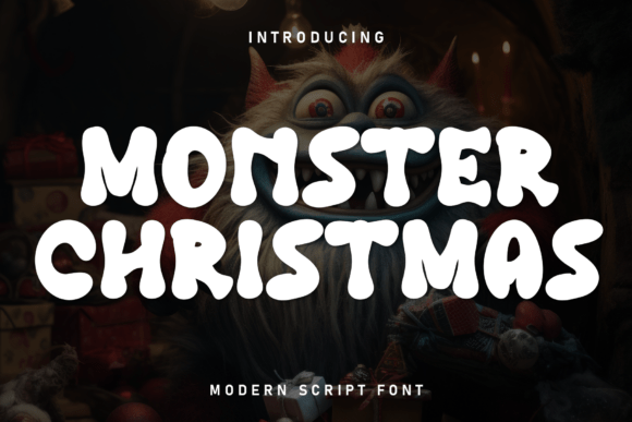 Monster Christmas Font - Featured Image