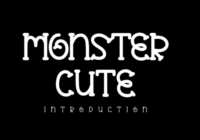 Monster Cute Font - Featured Image