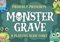 Monster Grave Font - Featured Image