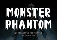 Monster Phantom Font - Featured Image