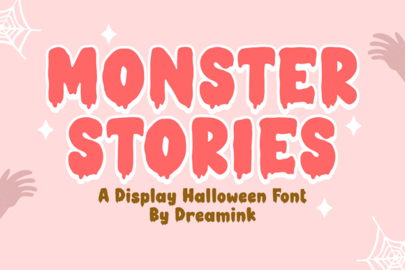 Monster Stories Font by Dreamink 7ntypes Font - Featured Image