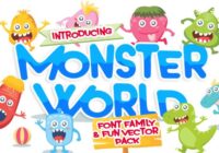 Monster World Font - Featured Image