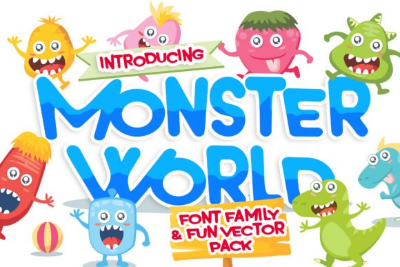 Monster World Font - Featured Image