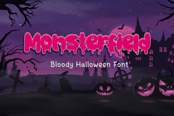Monsterfield Font - Featured Image