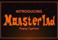 Monsterind Font - Featured Image