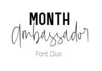 Mont Ambassador Duo Font - Featured Image