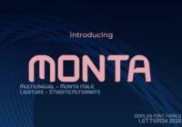 Monta Font - Featured Image