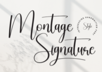 Montage Signature Font - Featured Image