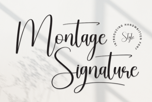 Montage Signature Font - Featured Image