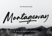 Montageway Font - Featured Image