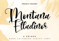 Montana Elladinor Font - Featured Image