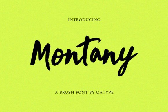 Montany Font - Featured Image