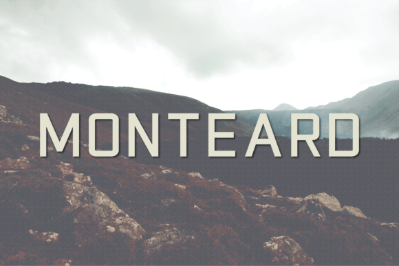 Monteard Font - Featured Image